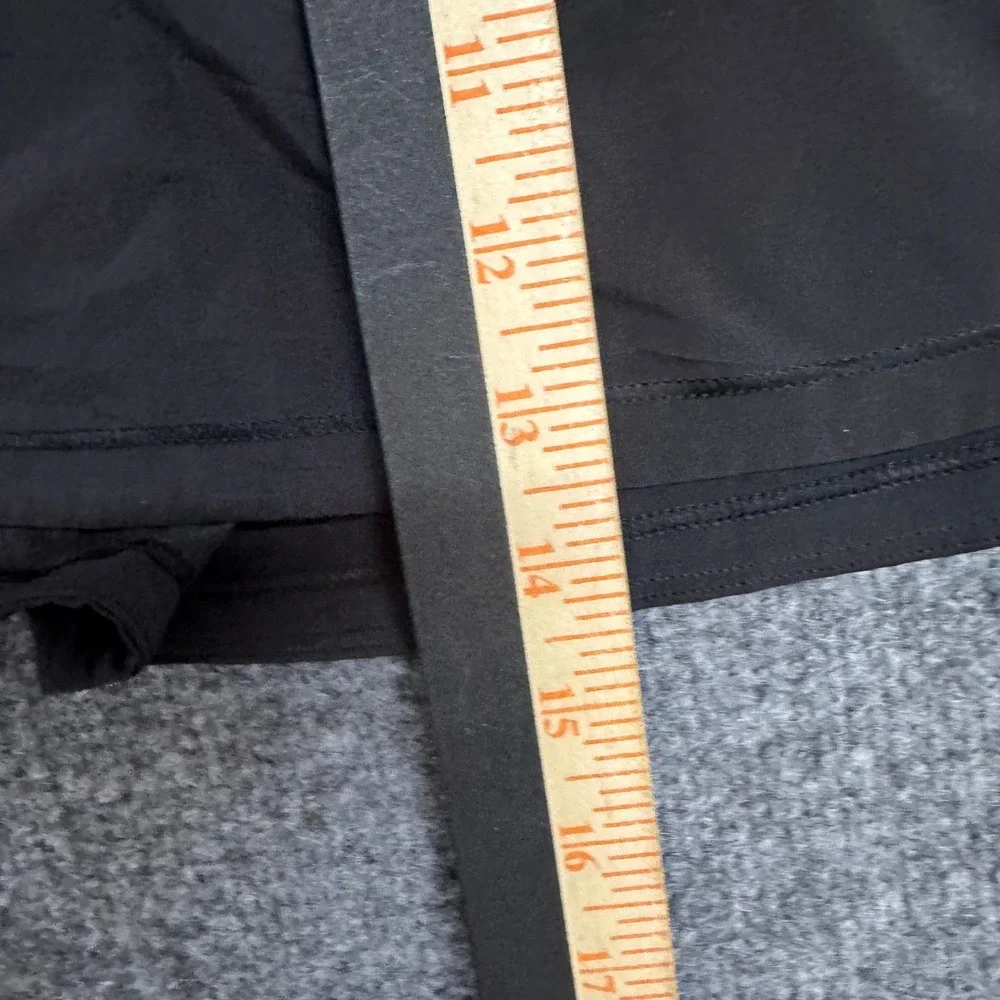 Lululemon Skort Womens Size 6 Black Pace Rival Tiered Athletic Tennis Golf Skirt